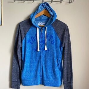 Toronto Blue Jays Women's M Full Zip Lightweight Hoodie - Touch by Alyssa Milano